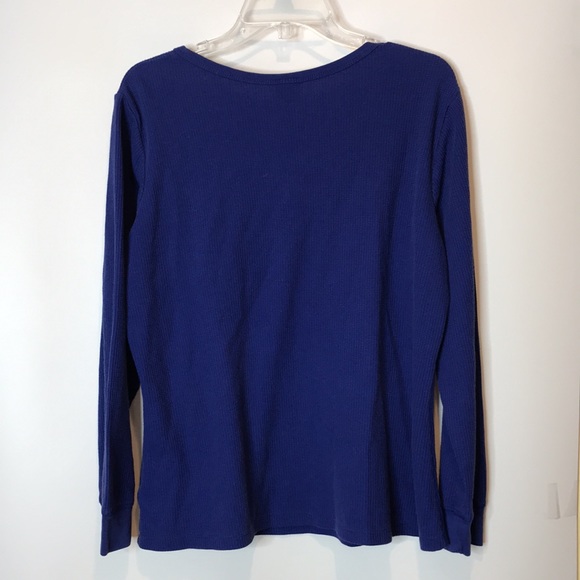 Faded Glory Blue White Top 2X 18W 20W PLUS SIZE - Picture 8 of 8